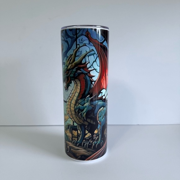 Fantasy Dragon Themed 20oz Skinny Tumbler - Picture 3 of 4